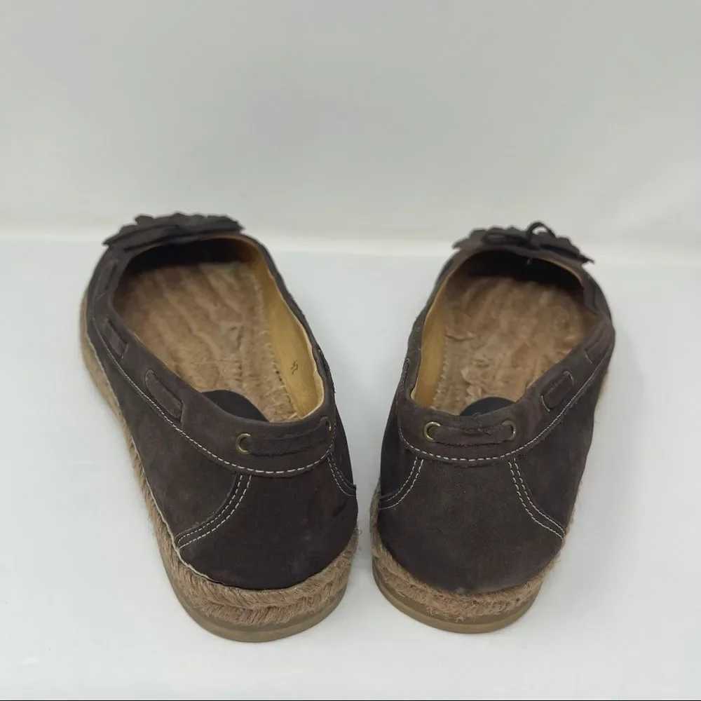 Michael Kors Espadrilles Leather Flats Siz e10